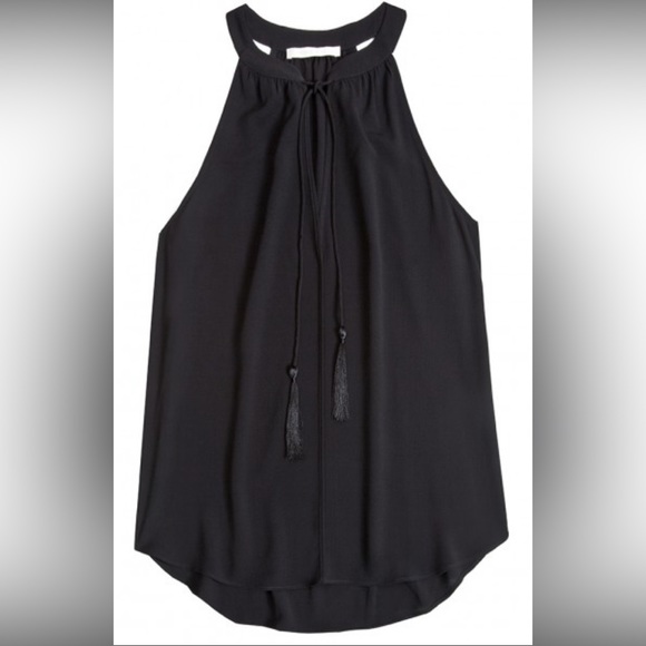 Copper‎ & Ella Layla Tassel Tie Black Top Small - Picture 2 of 9